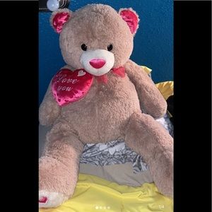 Plush large teddy bear